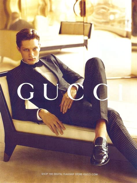 gucci mens ads print